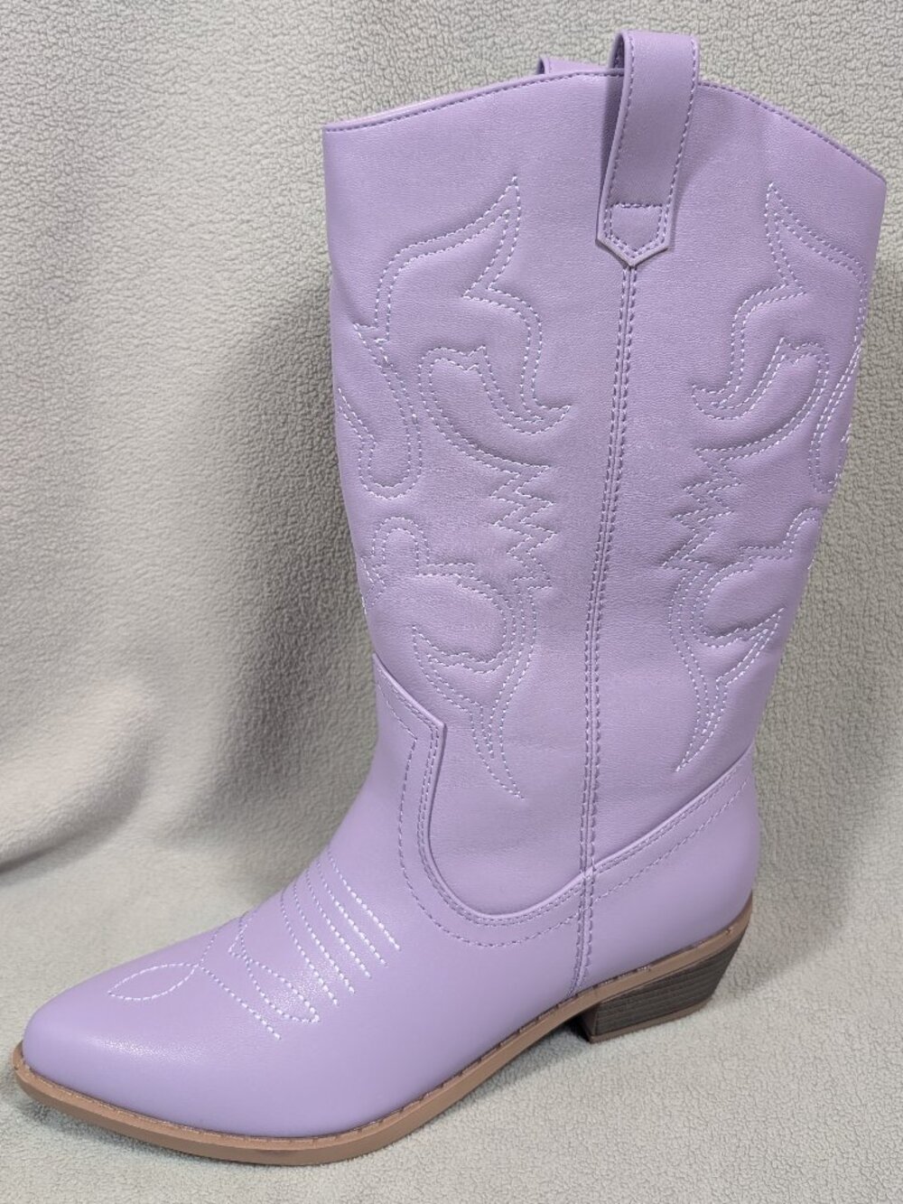 Lurnyet Lavender Purple Western Cowboy Boots Women’s Size 7